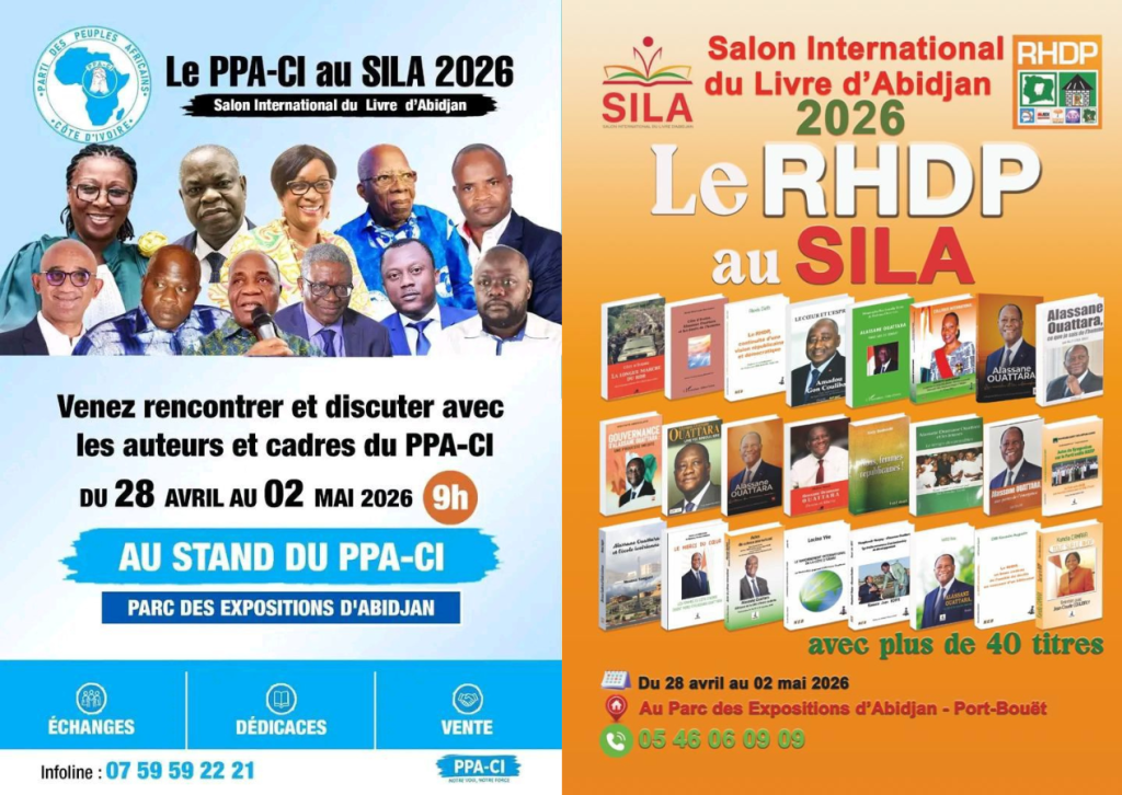 Au SILA 2026, le RHDP et le PPA-CI dans le même&nbsp;salon